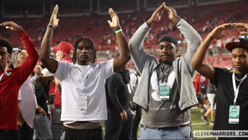 Simeon Caldwell, Cincere Johnson, Jamir Perez and Jordan Thomas