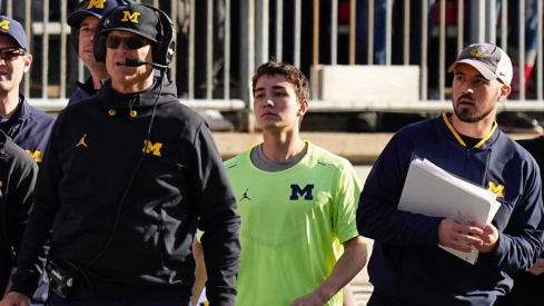 Jim Harbaugh and Connor Stalions