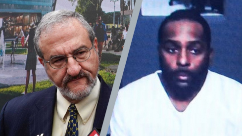 Former University of Michigan president Mark Schlissel and former head football coach Sherrone Moore