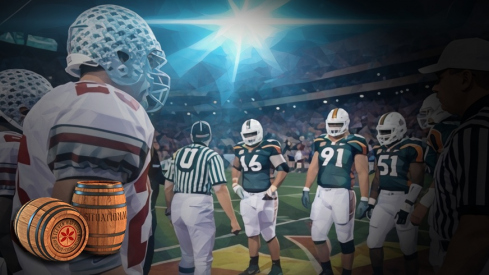 coin toss of the 2003 BCS national title game