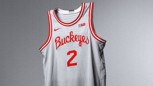 Gray Scripts jersey for the Ohio State Buckeyes basketball team