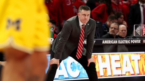Jake Diebler during this year’s game against Michigan