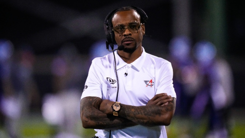 Columbus Aviators head coach and former Ohio State wide receiver Ted Ginn Jr.