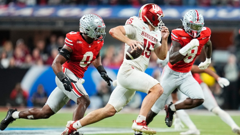 Sonny Styles, Arvell Reese and Fernando Mendoza