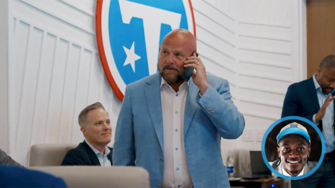 Tennessee's front office calls Carnell Tate to let him know he's going fourth in the 2026 NFL Draft.