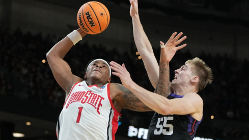 Amare Bynum going for a dunk vs. TCU in the NCAA Tournament