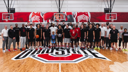 Current and former Ohio State men's basketball players and coaches