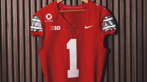 Ohio State’s football jersey with Chase Bank patch