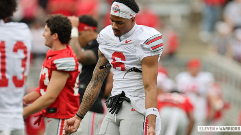 Devin Sanchez at Ohio State's spring game on April 18, 2026.