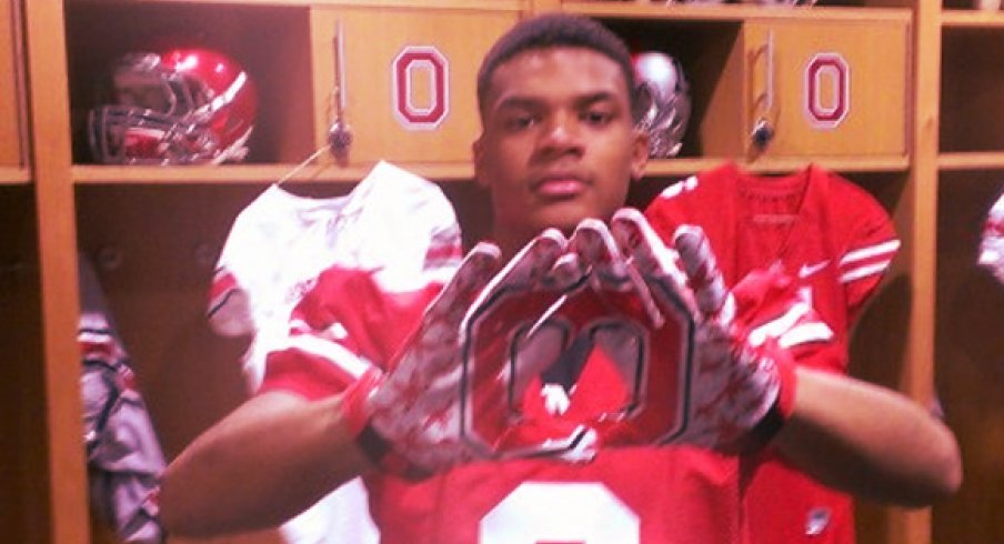 Damon Webb will forming Os and not Ms with his gloves in college.