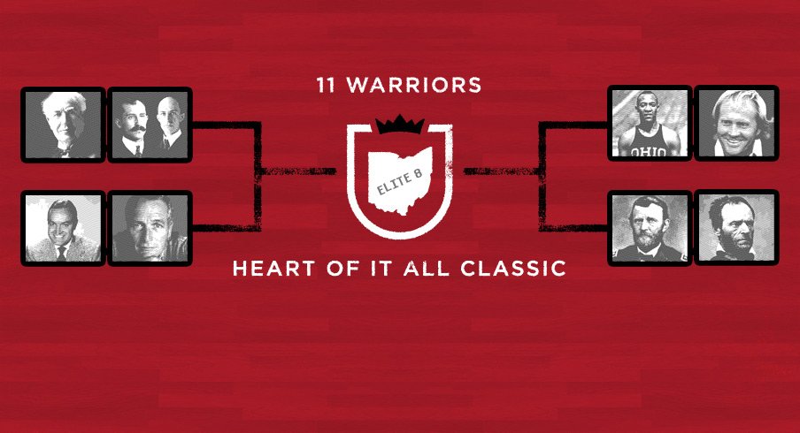 The 11W Heart of It All Classic Elite 8 Field: Edison, the Wright brothers, Hope, Newman, Owens, Nicklaus, Grant and Sherman