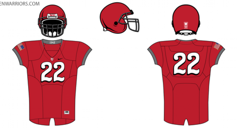 Ohio State Pro Combat Uniforms 