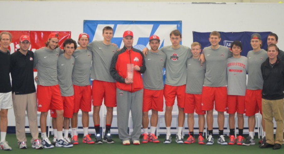 The men's tennis team is championship material.