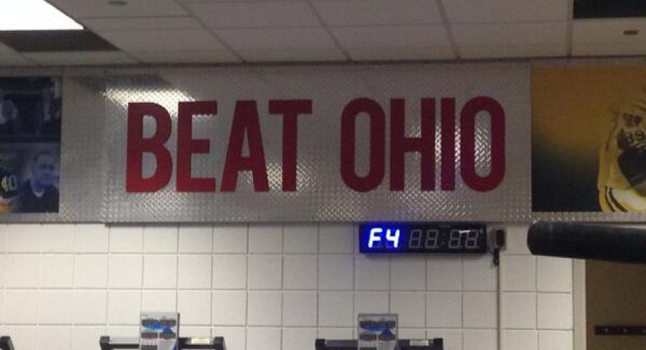 Michigan doesn't care as much about the rivalry as Ohio State. Nope. No way. Nosiree, Bob.