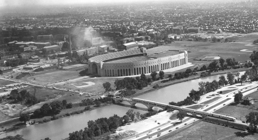 Freedom train on campus, 1948 via The Ohio State University