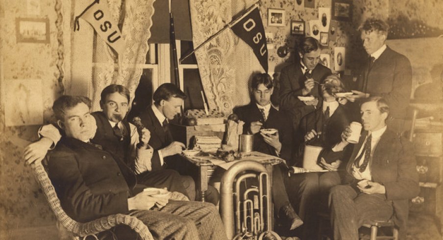 Student room at 68 E. Woodruff, 1904 via The Ohio State Library