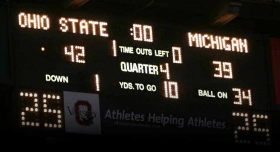 Scoreboard, Michigan. #deuces