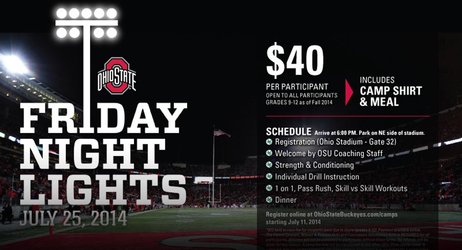 Friday Night Lights is this Friday at Ohio Stadium.