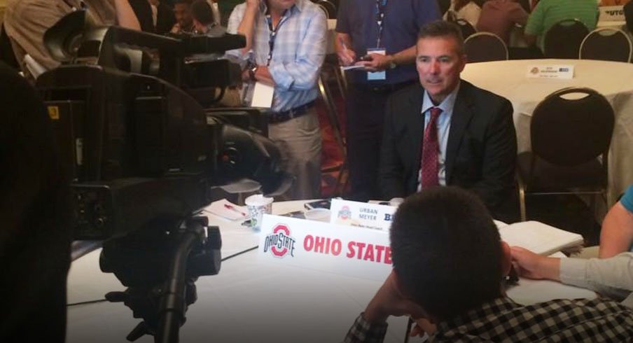 Urban Meyer holds court at day two of Big Ten Media Days