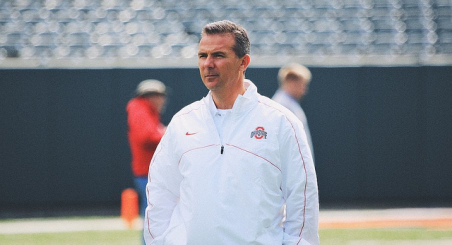 Urban Meyer at the 2013 Spring Game