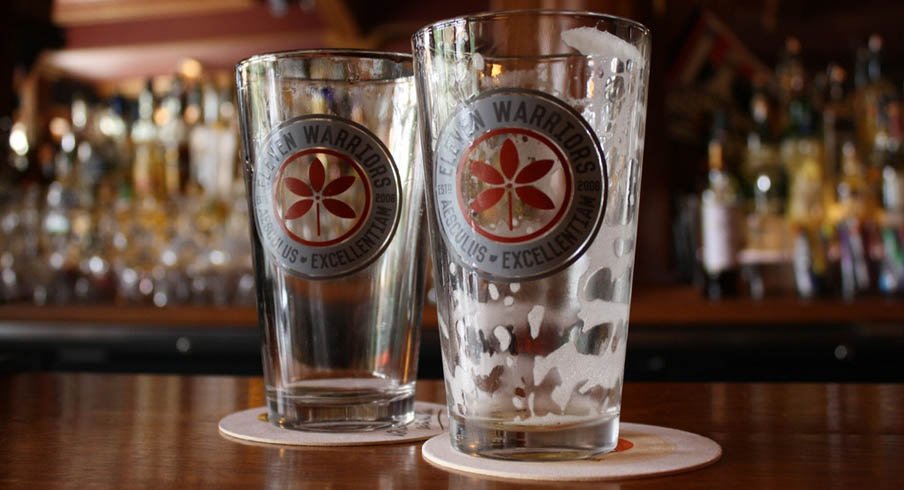 Eleven Warriors pint glasses for the winner.