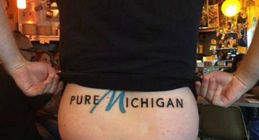 Pure Michigan Tramp Stamp