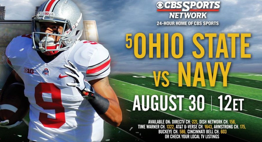 A guide to catching the Ohio State–Navy football game on Ohio cable networks.