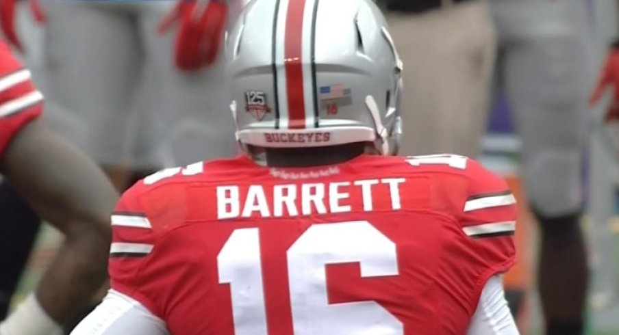 Barrett became just the 2nd Buckeye QB since 1950 to start a season opener.