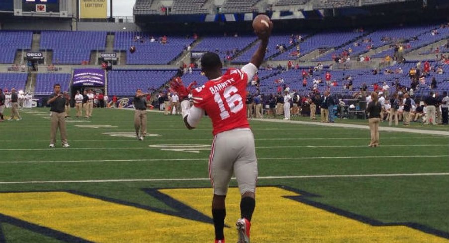 J.T. Barrett shined in his debut at quarterback for the Buckeyes.