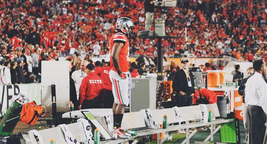 Rod Smith kicking it at the Orange Bowl [Walt Keys, ElevenWarriors.com]