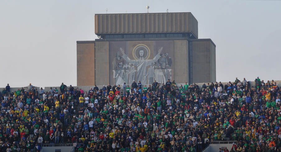 Touchdown Jesus and Notre Dame await Ohio State in a future series.