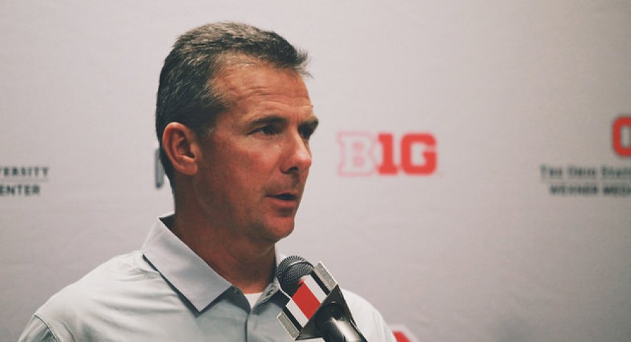 Urban Meyer dishes knowledge at OSU's media day [Walt Keys, ElevenWarriors.com]