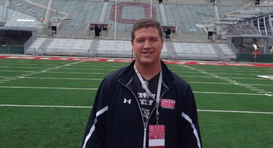 Kieffer Longson during Ohio State visit this past June