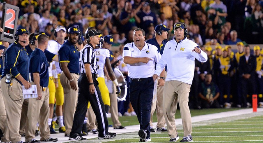 Brady Hoke is high as hell [Flickr]