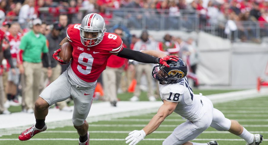 Devin Smith finds the end zone.