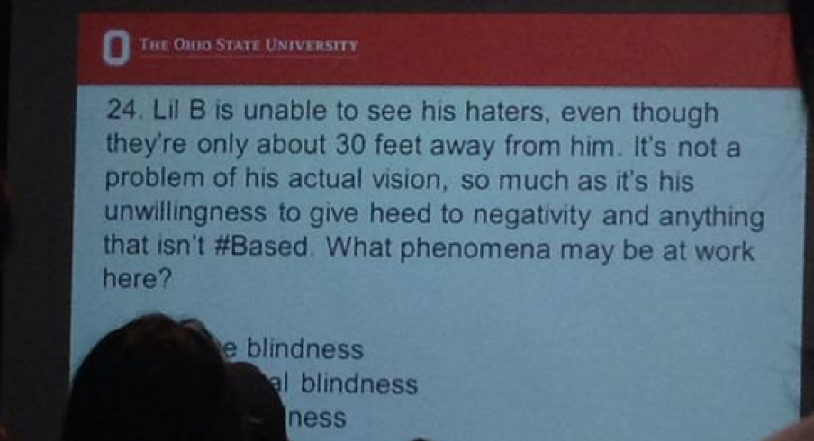 Lil B of the Pack is present in this OSU psychology class