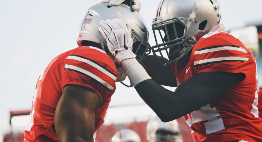 Ohio State briefly set a school record for total yardage Saturday night.