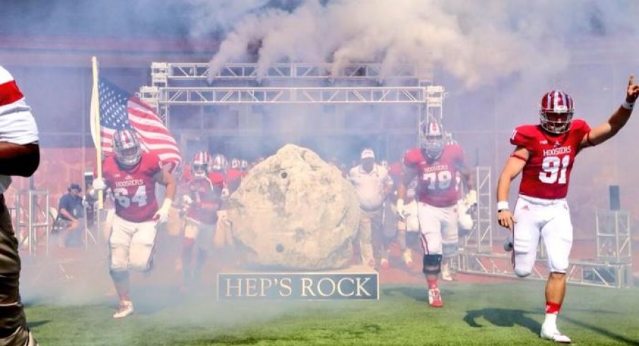 Indiana couldn't defend Hep's Rock against Maryland.