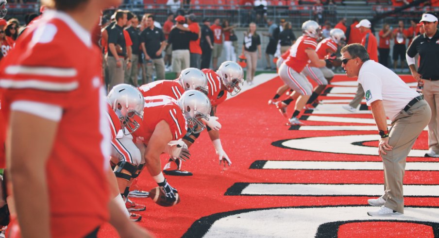 Ohio State's offensive line is showing strides.