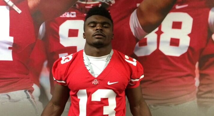 Elijah Holyfield on his first Buckeye visit