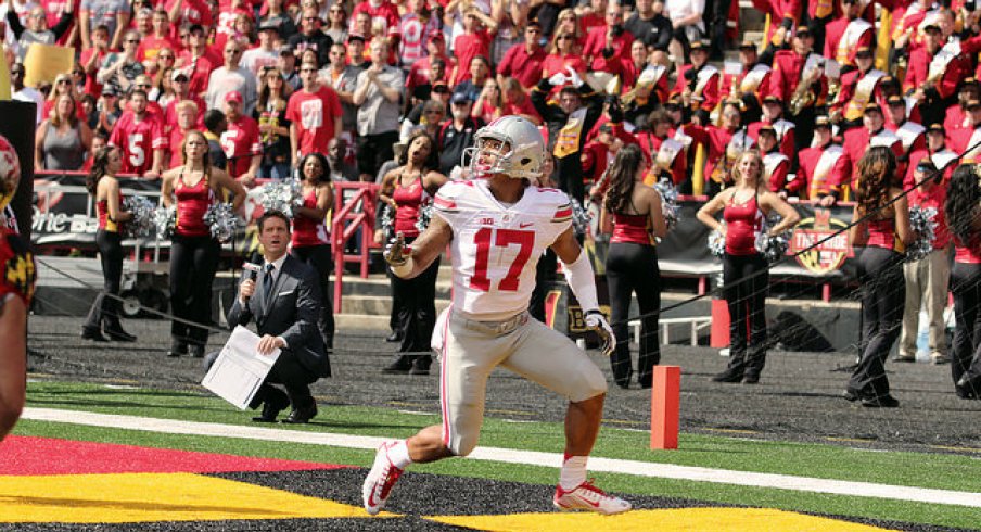 Jalin Marshall is one of the many players behind Ohio State's offensive eruption. 