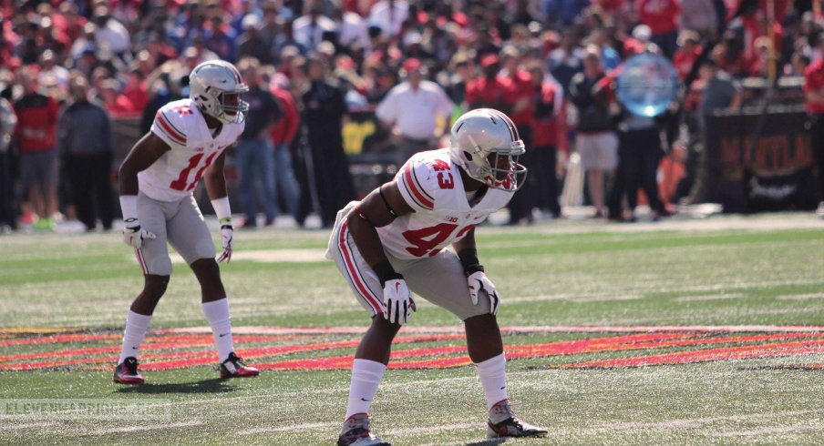 Darron Lee capped off a big day with his first career interception