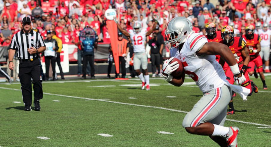 Raekwon McMillan powers up against Maryland