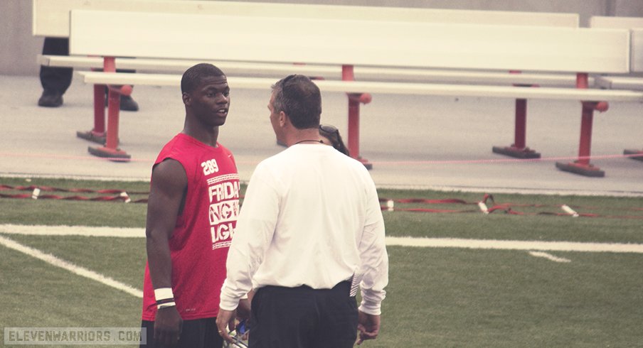 Jerome Baker and Urban Meyer