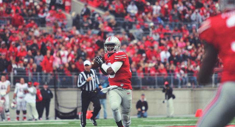 J.T. Barrett powers up vs. Rutgers