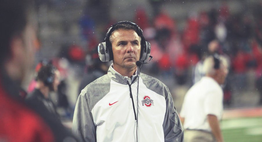 Urban Meyer swaggin' out vs. Rutgers