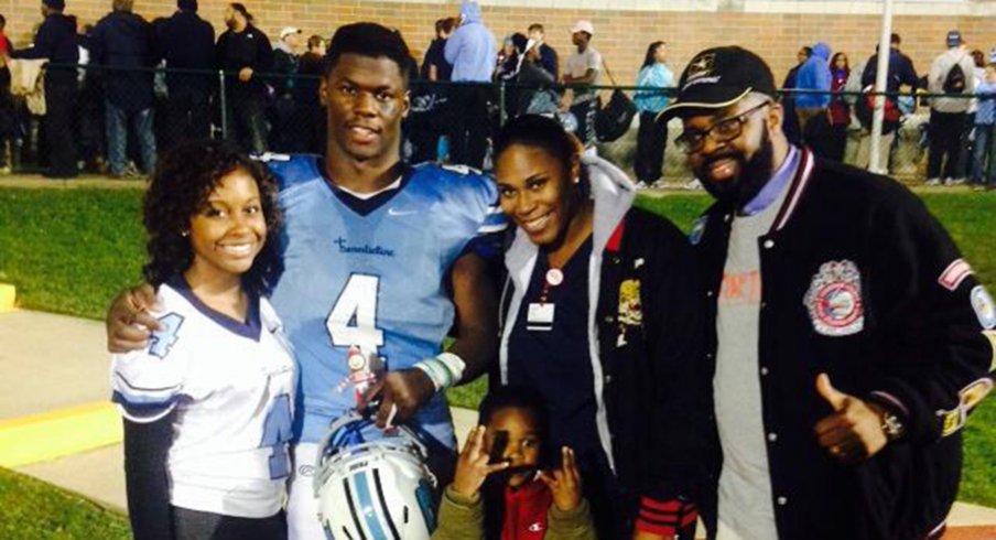 Jerome Baker and his family