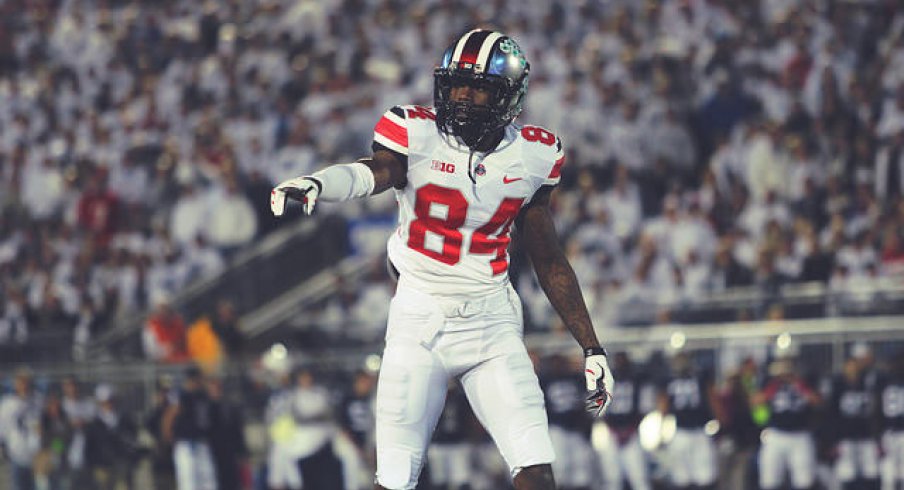 Corey Smith readies up vs. Penn State