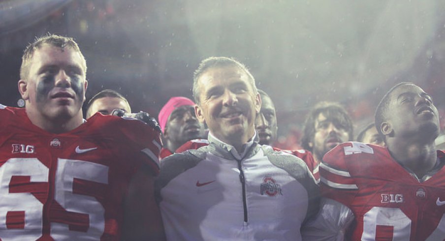 Urban Meyer said he's paying "zero attention" to an unfolding national picture.
