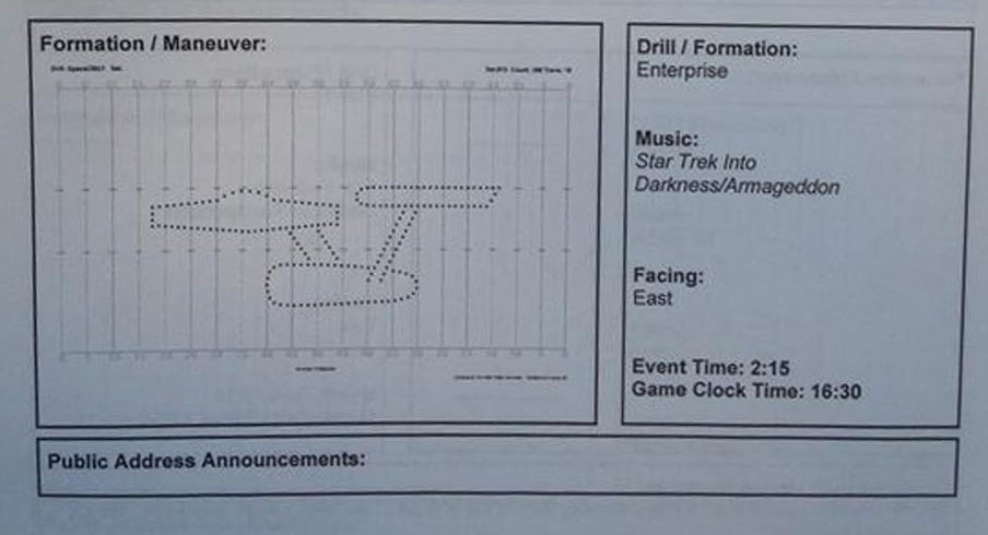 TBDBITL's halftime show for the Illinois game will have a space theme.